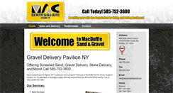 Desktop Screenshot of macsandandgravel.com